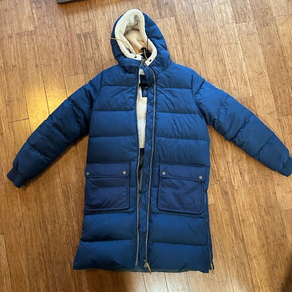 LL Bean Mountain Classic Down Coat, Sherpa-Lined, size XS - Picture 4 of 8